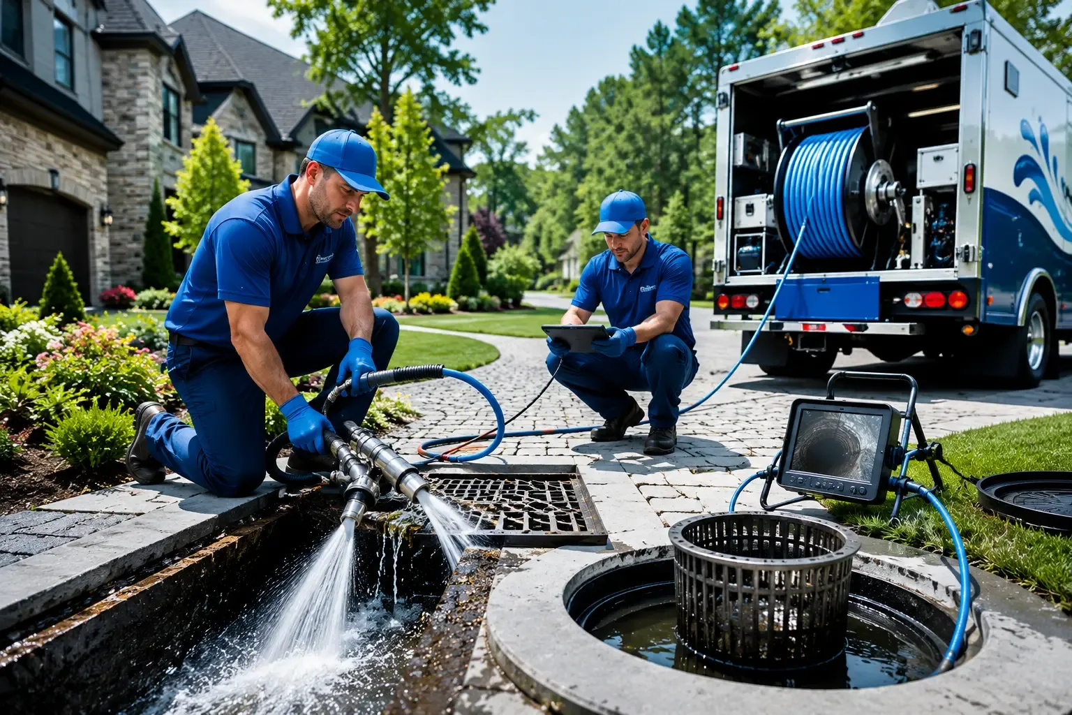 Local outdoor drain cleaning professionals in Hooks, TX